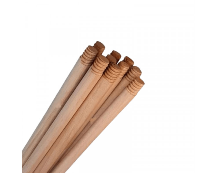 CABO DE MADERA DE PINO C/ROSCA X 1,30 CM ( THM )