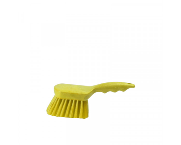 CEPILLO SANITARIO MANO CORTO PBT AMARILLO 20CM H53/4002 TH (THM)