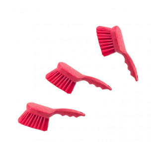 CEPILLO SANITARIO MANO CORTO PBT ROJO 20CM H53/4002 TH (THM)