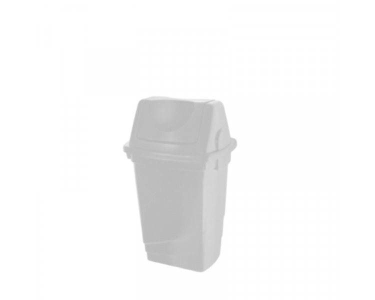 CESTO C/TAPA VAI VEN SOBERANY 10L BL RECT (THM)