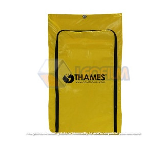 BOLSA REP. PARA CARRO P/IMP. C/CIERRE AMARILLA (THM)