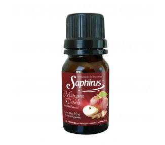 AROMATIZANTE ACEITE P/HORNILLO MANZANA - CANELA SAPHIRUS 10ML. - 477