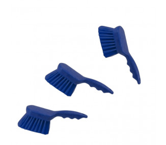 CEPILLO SANITARIO MANO CORTO PBT AZUL 20CM H53/4002 TH (THM)