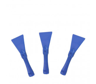 ESPATULA SANITARIA PVC RIGIDA 7,5CM 9201 AZUL THM