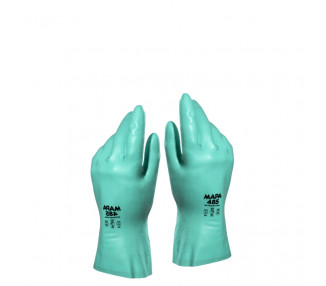 GUANTES MAPA ULTRANITRIL 485 VERDE MEDIANO Nº 9