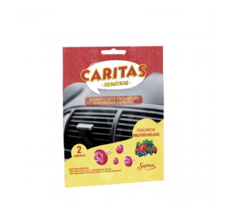 CARITAS EMOJIS AROMATICAS SAPHIRUS FRUTOS ROJOS X 2U. - 814