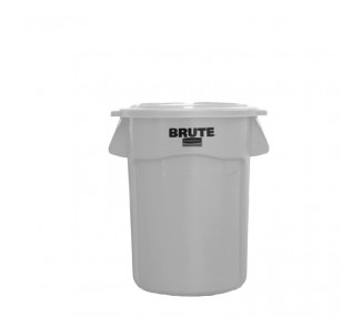 CONTENEDOR RED.BRUTE 76LTS.C/TAPA PLANA BLANCO - 2620