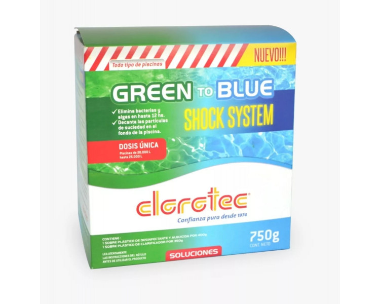 CLOROTEC GREEN 2 BLUE-SHOK SYSTEM X750GRS.-74069