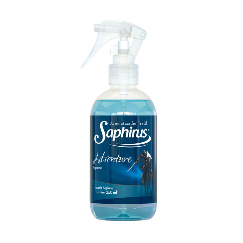 AROMATIZADOR TEXTIL ADVENTURE SAPHIRUS X 250ML.