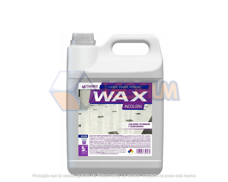 CERA WAX INCOLORA X 5 LTS.(THM)