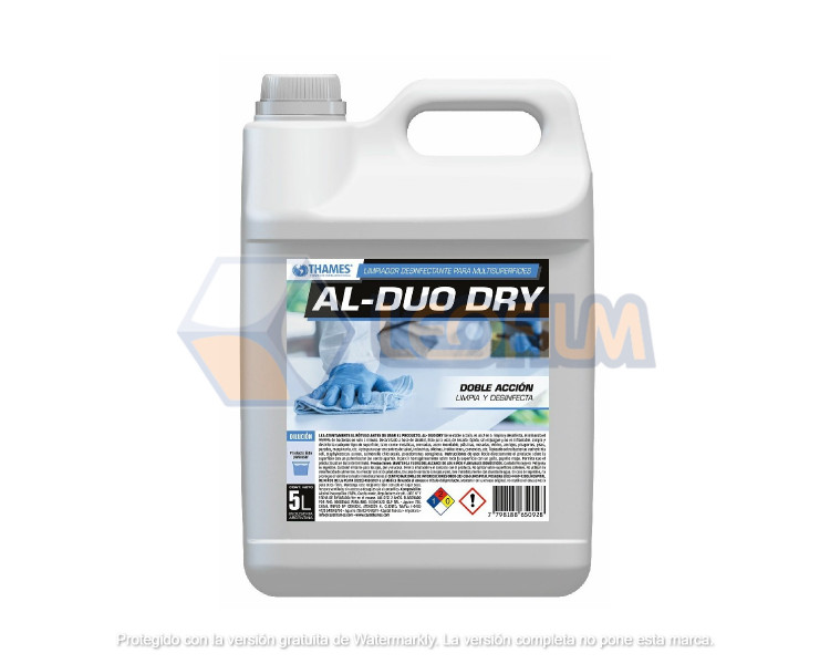 DESINFECTANTE LIMPIADOR AL-DUO DRY X 5LTS.(THM)