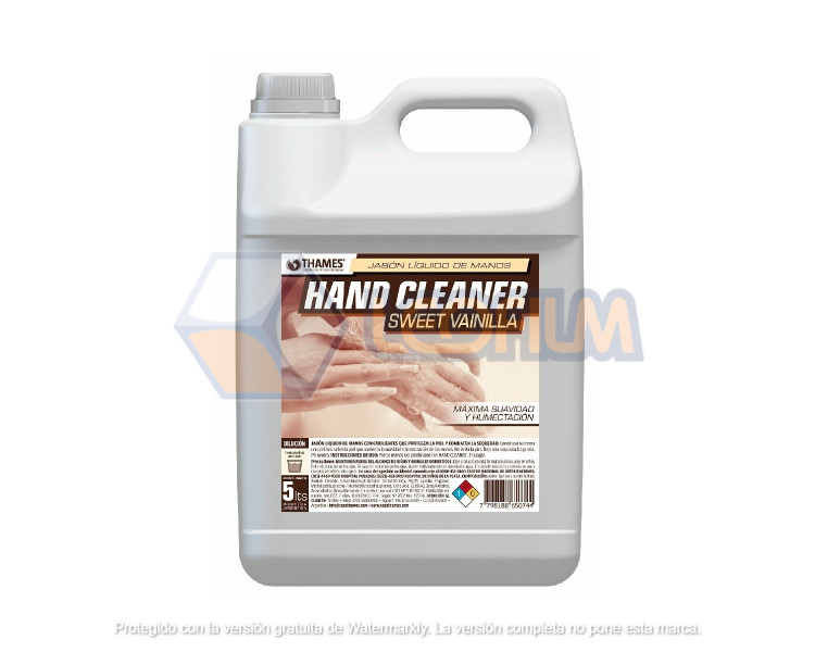 JAB. LIQ. HAND CLEANER SWEET VAINILLA X 5LTS (THM)