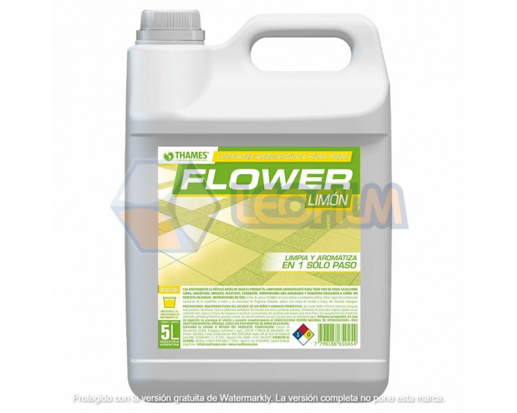 DESODORANTE PISO FLOWER LIMON X 5LTS.( THM )