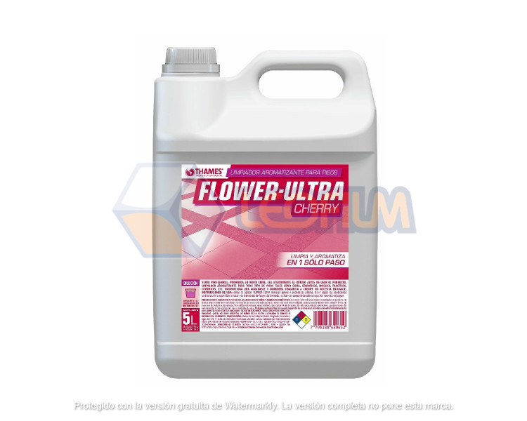 DESODORANTE PISO FLOWER ULTRA CHERRY X 5LTS