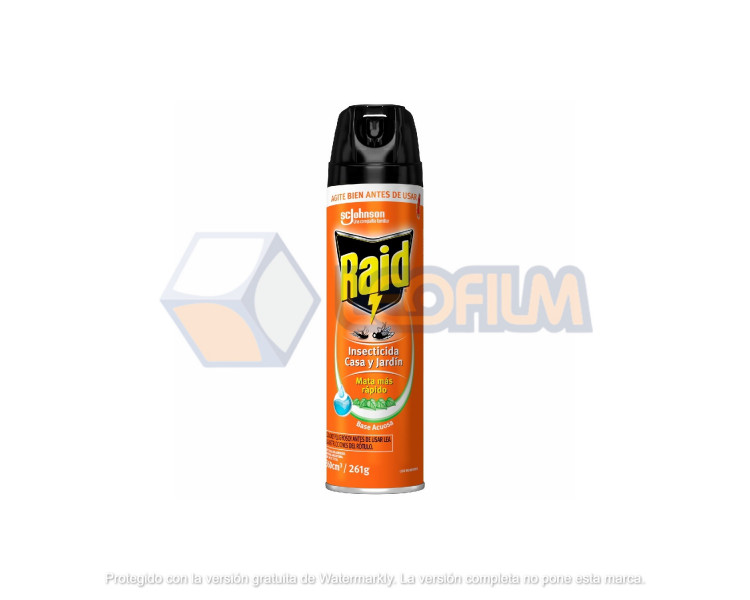 INSECT. RAID NARANJA CASA/JARDIN X 380CC