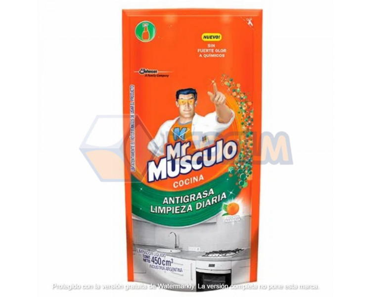 MR. MUSCULO ANTIGRASA DOY PACK REP.X 450CC. - 778