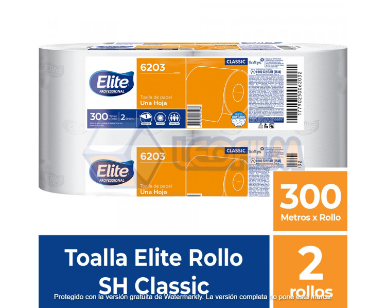 TOALLA ROL "ELITE" 300MTSX2U.SH CLASSIC BEIGE-6203