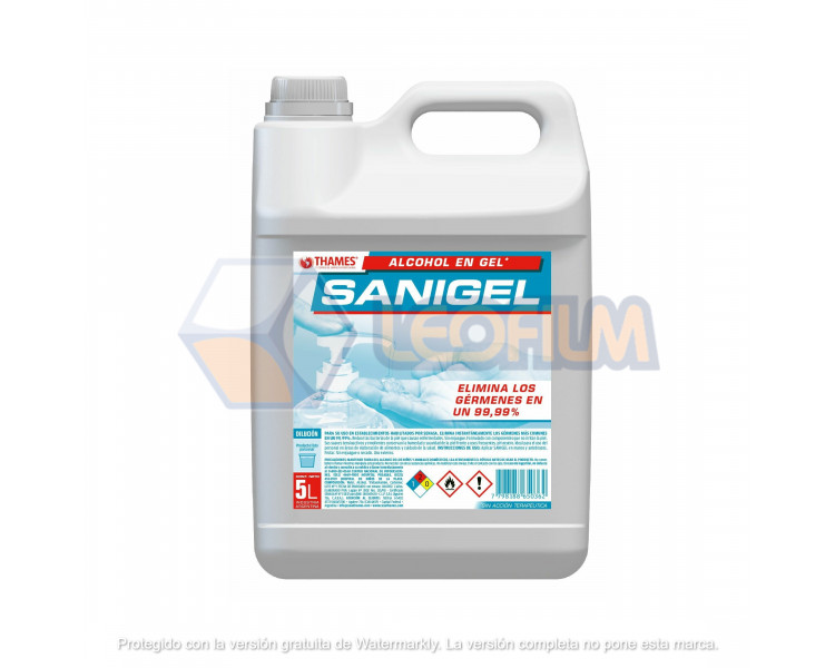 ALCOHOL GEL SANIGEL X 5LTS.( THM )