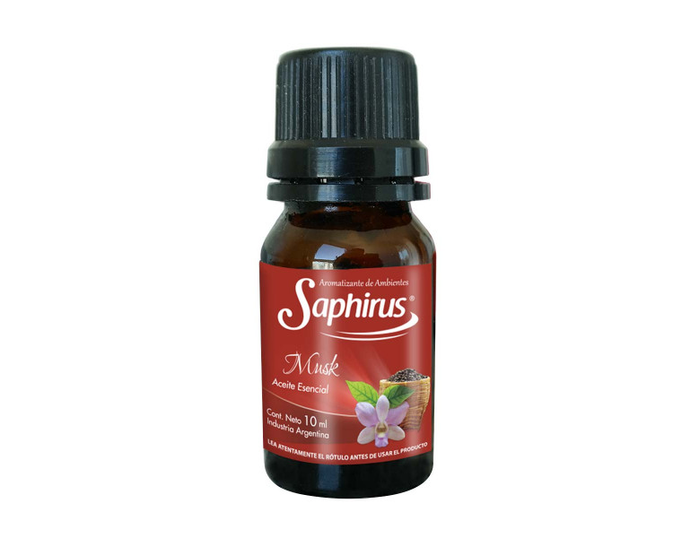 AROMATIZANTE ACEITE P/HORNILLO MUSK SAPHIRUS 10ML.