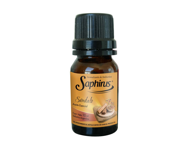 AROMATIZANTE ACEITE P/HORNILLO SANDALO SAPHIRUS 10ML.