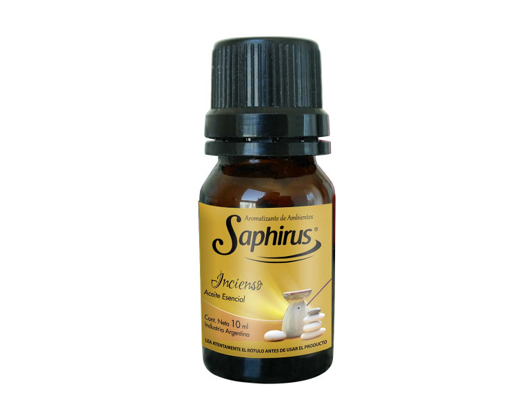 AROMATIZANTE ACEITE P/HORNILLO INCIENSO SAPHIRUS 10ML.