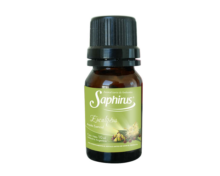 AROMATIZANTE ACEITE P/HORNILLO EUCALIPTUS SAPHIRUS 10ML.