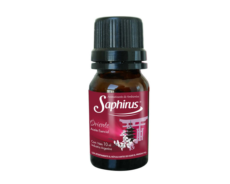 AROMATIZANTE ACEITE P/HORNILLO ORIENTE SAPHIRUS 10ML.