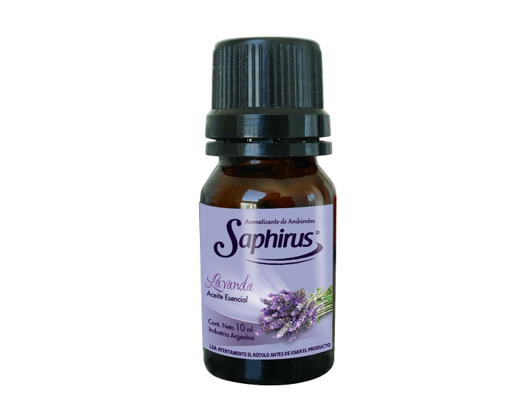 AROMATIZANTE ACEITE P/HORNILLO LAVANDA SAPHIRUS 10ML.