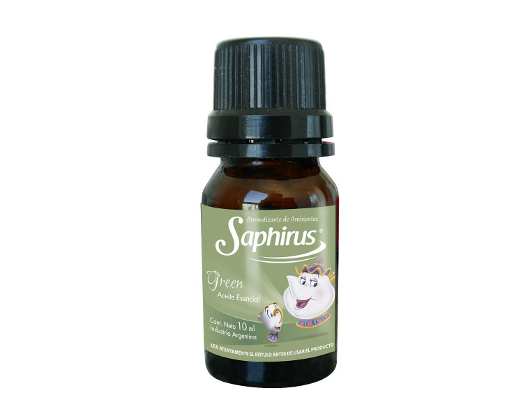 AROMATIZANTE ACEITE P/HORNILLO GREEN SAPHIRUS 10ML.