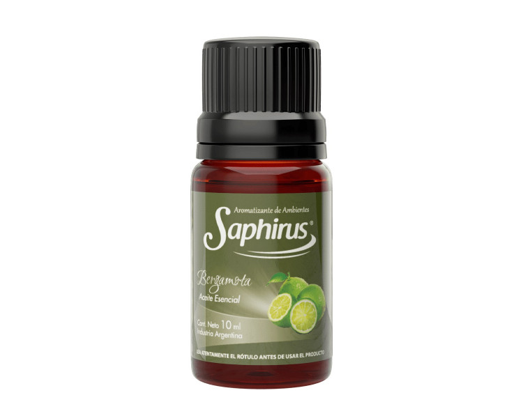 AROMATIZANTE ACEITE P/HORNILLO BERGAMOTA SAPHIRUS 10ML.