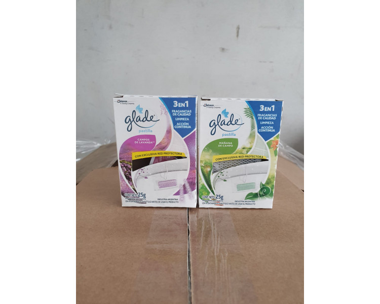 DESODORANTE INODORO PASTILLA GLADE 3 EN 1 LAVANDA X 25GR - 626