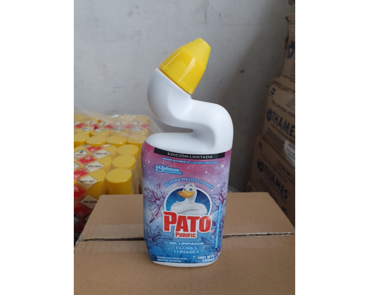 PATO PURIFIC GEL LIMPIA INODOROS FLORES LUNARES X 500 CC