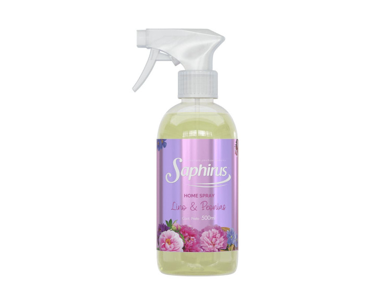 AROMATIZADOR HOME SPRAY LINO & PEONIAS SAPHIRUS X 500ML.