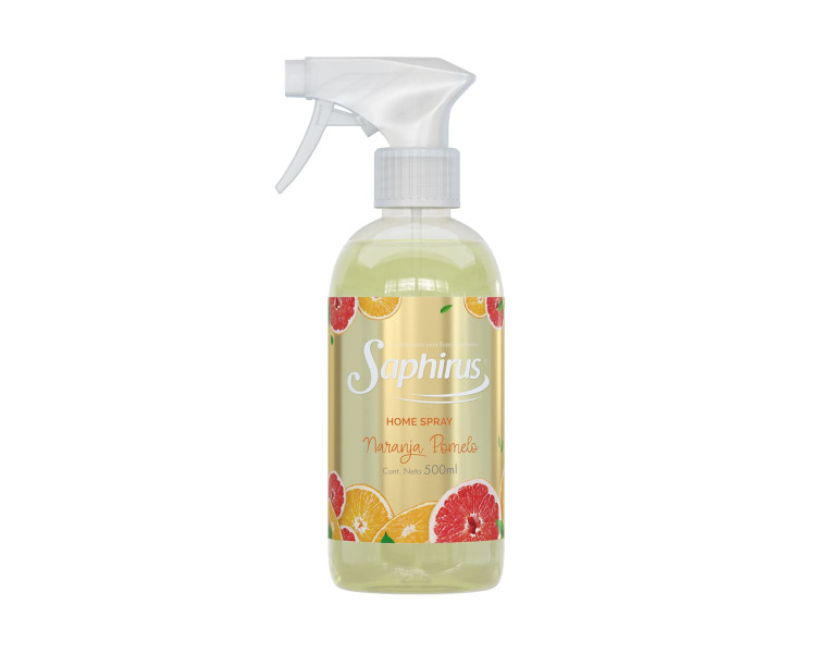 AROMATIZADOR HOME SPRAY NARANJA - POMELO SAPHIRUS X 500ML.