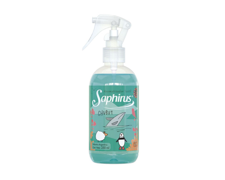 AROMATIZADOR TEXTIL VERBENA - CHUBUT SAPHIRUS X 250ML.