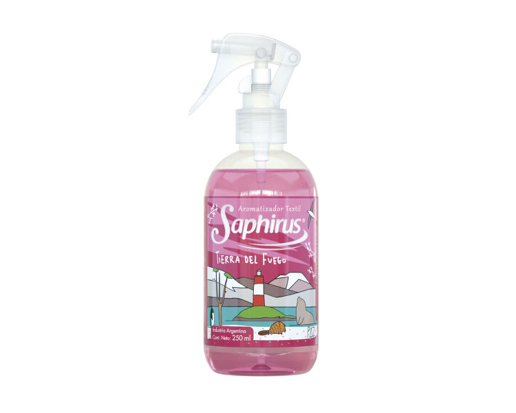 AROMATIZADOR TEXTIL BUBBLEGUM - TIERRA DEL FUEGO SAPHIRUS X 250ML.