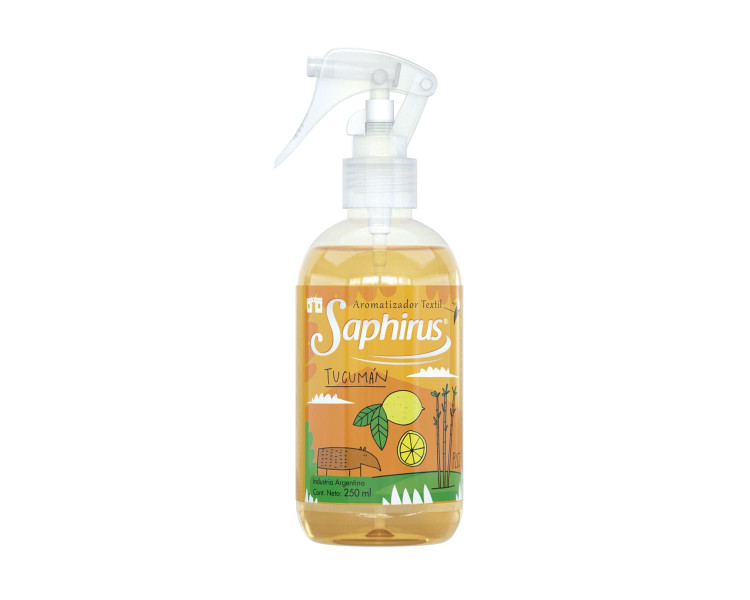 AROMATIZADOR TEXTIL LIMON - TUCUMAN SAPHIRUS X 250ML.