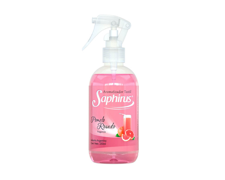 AROMATIZADOR TEXTIL POMELO ROSADO SAPHIRUS X 250ML.