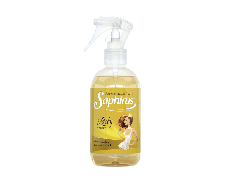 AROMATIZADOR TEXTIL LADY SAPHIRUS X 250ML.