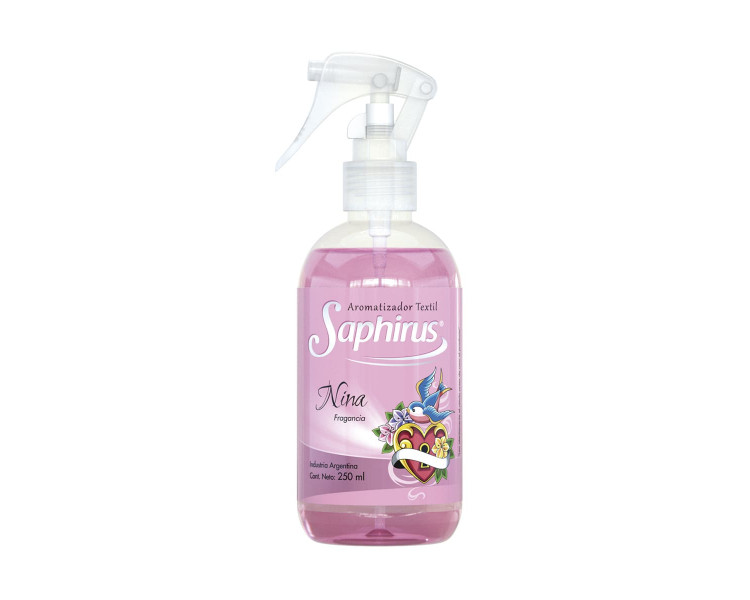 AROMATIZADOR TEXTIL NINA SAPHIRUS X 250ML.