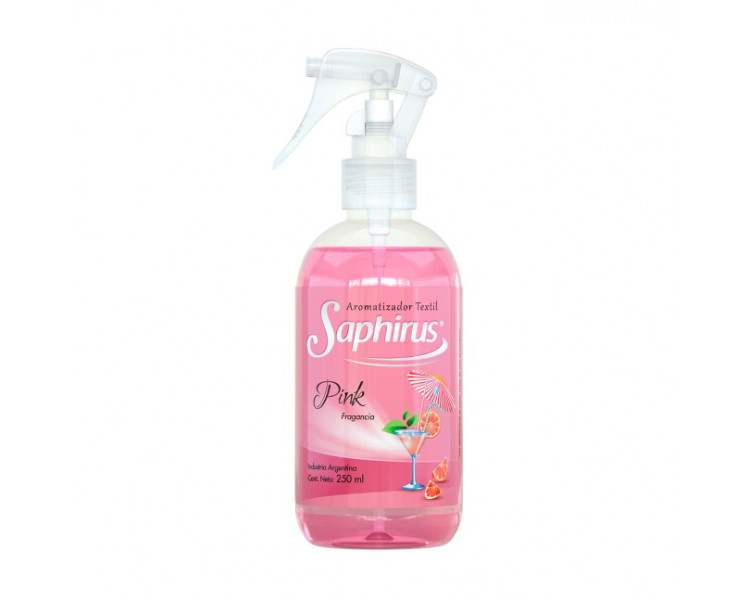 AROMATIZADOR TEXTIL PINK SAPHIRUS X 250ML.