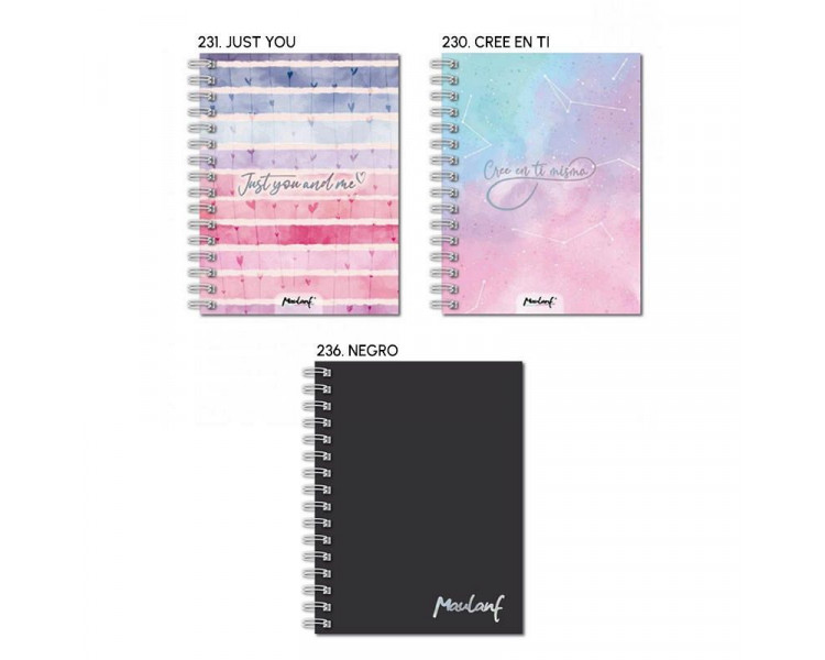CUADERNO MAULANF 16X21 X 80 HJS LISO 2 CUADERNO MAULANF 16X21 X 80 HJS LISO 2