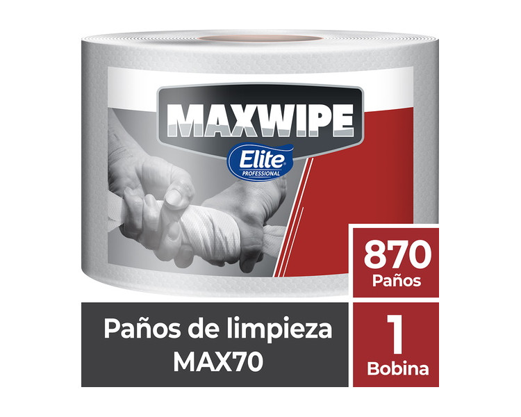 PAÑOS DE LIMPIEZA ELITE MAXWIPE 70 BOBINA X 870 P. 41,5X28 CM - 6287