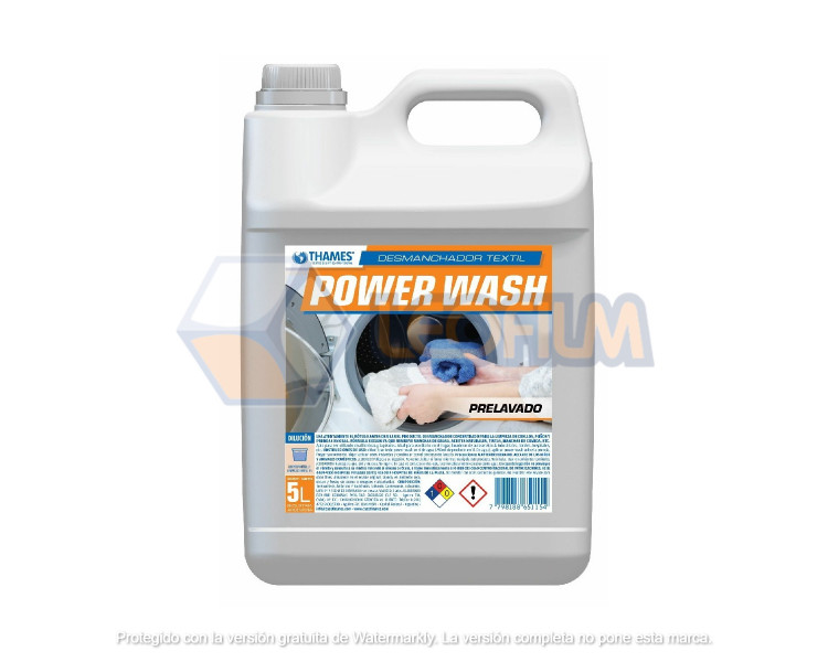 DESMANCHADOR POWER WASH OXY P/TEXTILES X 5LT (THM)