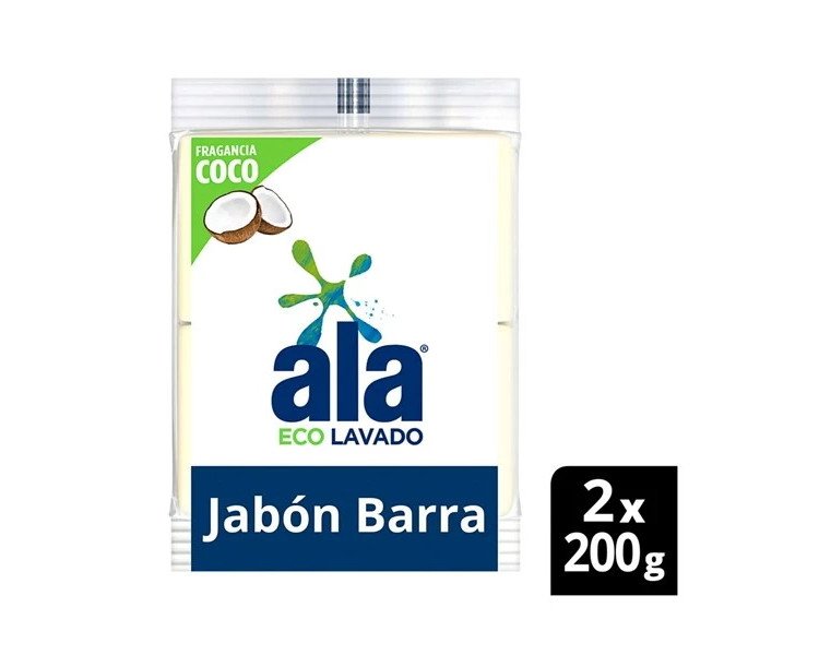 JABON PAN ESPUMA ALA FRAG.COCO X 200 GRS.( X 2 )