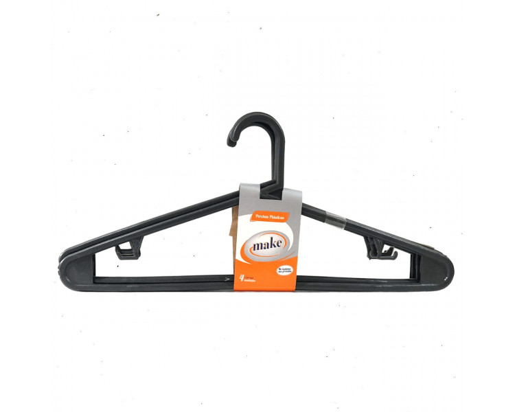 PERCHA PLASTICA X 4U.- 6263 PERCHA PLASTICA X 4U.- 6263