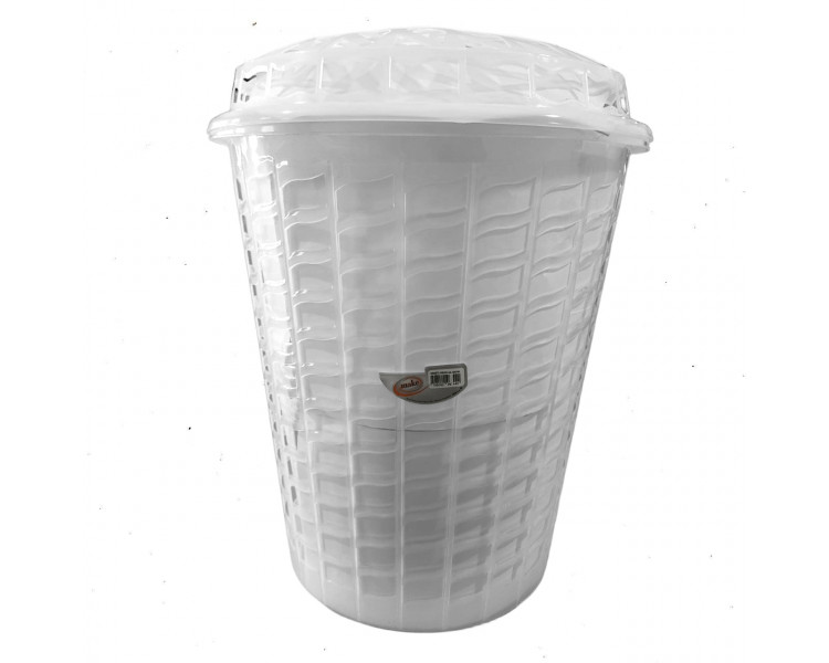 CANASTO PARA ROPA CON TAPA CALADO X 40 LTS.-6744