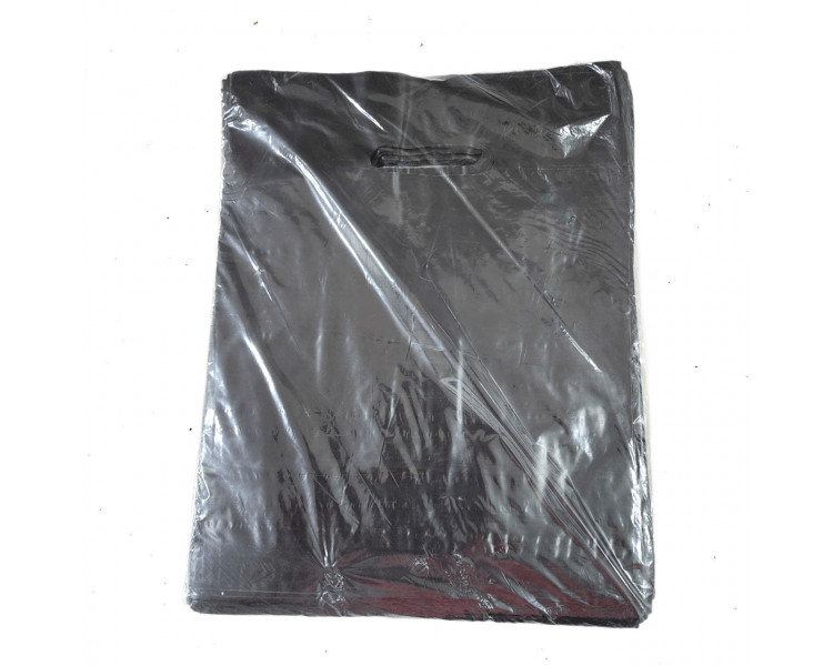 BOLSA TROQUEL AD ECO LISA 25X35 NEGRA (X50)