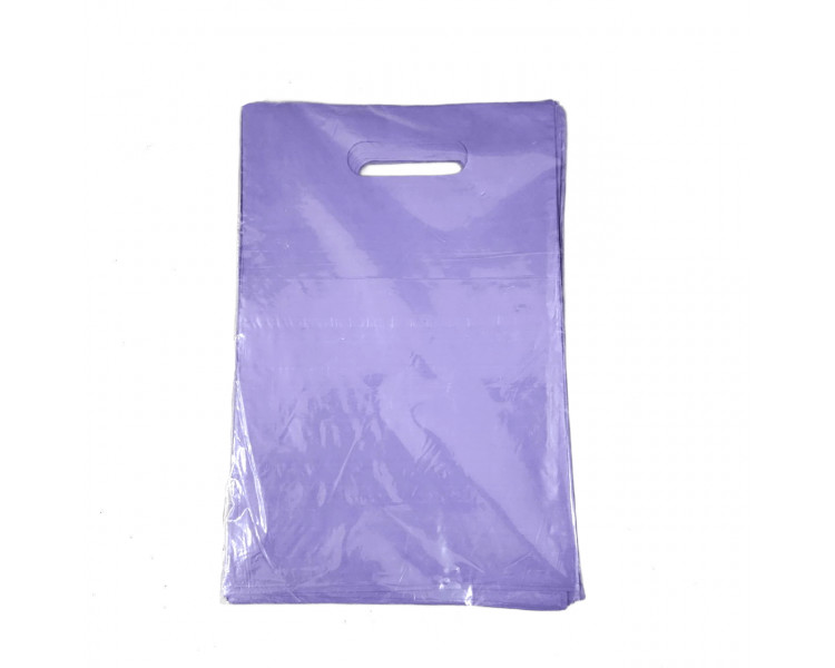 BOLSA TROQUEL AD ECO LISA 20X30 LILA (X50)
