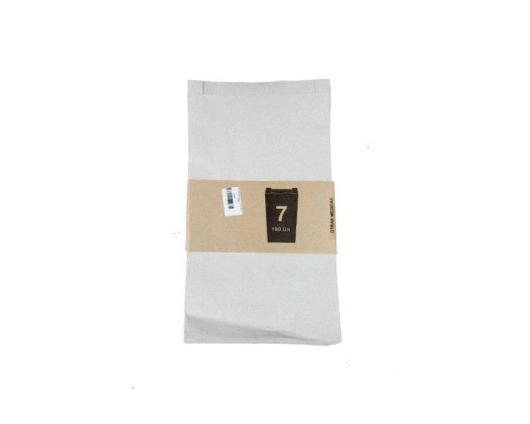 BOLSAS DE PAPEL SULFITO Nº 7 (X100)